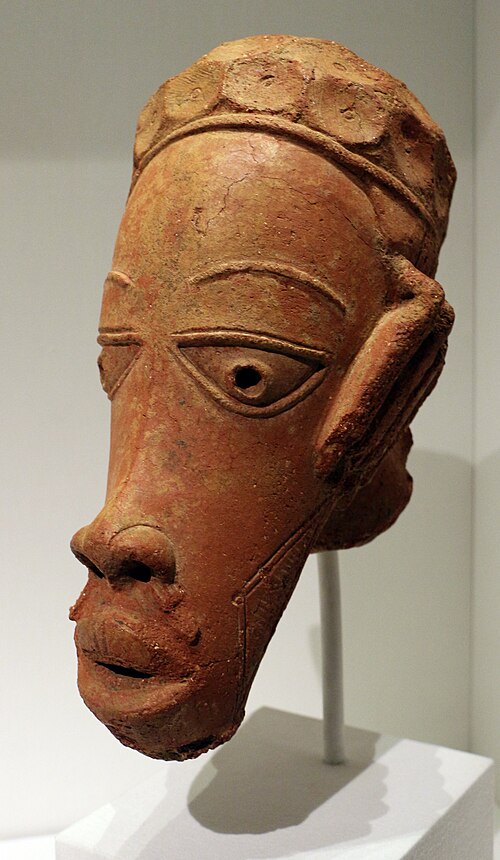 ノク文化のテラコッタ頭部(ナイジェリア)