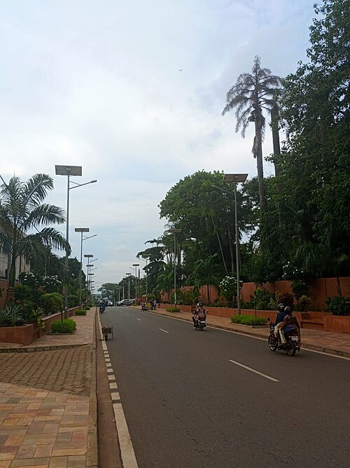 ポルトノボの街路(ベナンの首都)