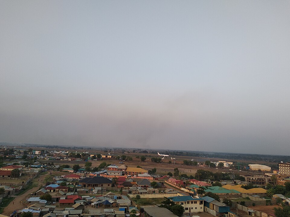 ジュバの市街地(南スーダンの首都)